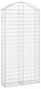íves horganyzott vas gabion kosár 100x30x200/220 cm