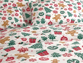 Pamut ágyneműhuzat MERRY MOOD fehér Ágyneműhuzat mérete: 70 x 90 cm | 140 x 200 cm