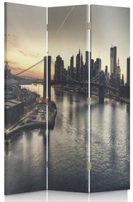 Gario Paraván Brooklyn híd New Yorkban Méret: 110 x 170 cm, Kivitelezés: Klasszikus paraván