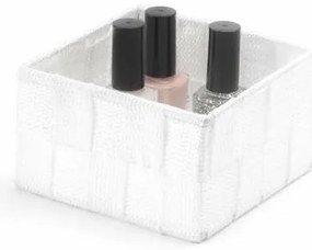 Tárolórendszer Compactor TEX 12 x 12 x 7 cm, fehér