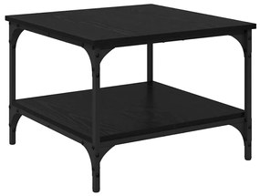 vidaXL Dohányzóasztal Fekete tölgy 55 x 55 x 40 cm Faanyag