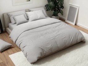 Pamut ágynemű LINIE GREY világosszürke Ágyneműhuzat mérete: 70 x 90 cm | 140 x 200 cm