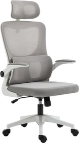 Vinsetto Ergonomikus Irodai Szék, Állítható Karfás Íróasztali Szék, Fejtámla, Dönthető Háttámla, Magasságállítható Forgószék, Számítógépes Szék Derékt