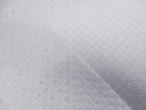 Mg Asztalterítő szövet Fehér ezüstszál 13140/286 170cm 0,5m