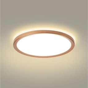 Brilagi - Ultra Slim fürdőszobai mennyezeti LED lámpa, 24 W, 230 V, Ø 42 cm, rózsaarany, IP54
