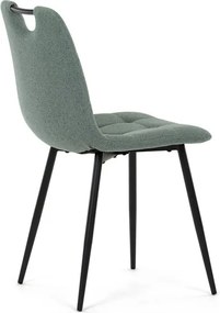 Étkezőszék, zöld, szövet, DCL-V2017 GRN2