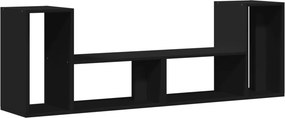 vidaXL 2 db fekete szerelt fa TV-szekrény 75 x 30 x 50 cm