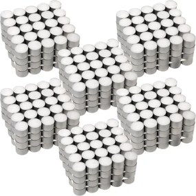 Fehér teás gyertyák illatmentesek 8 óra égési idő 600 db