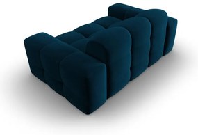 Sötétkék bársony kanapé 156 cm Kendal – Micadoni Home