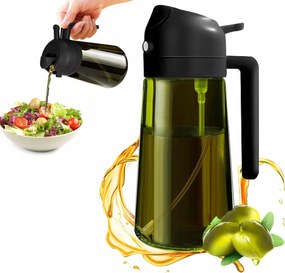 Konyhai Olajmosó Spray Üveg Adagoló Nyéllel Nagy