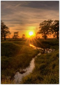 Poszterek 70x100 Lenyugvó nap Rogalin