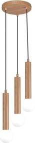 ITALUX PND-33574-3-WD FILANO Többágú Függesztett Lámpa Barna, Opál G9 IP20