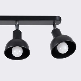 Sollux SL.1318 - Spotlámpa ELBA 3xE27/15W/230V fekete