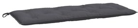 2 db antracit oxford szövet kerti padpárna 120 x 50 x 7 cm
