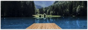 Poszterek 200x66 Fa móló a hegyekben
