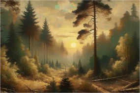 Kép - Napfény az erdőben (90x60 cm)