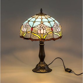 Brilagi - Tiffany vitrázs asztali lámpa LORAS 1xE27/40W/230V