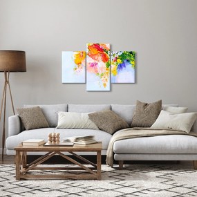 Kép - Virágok, festmény (90x60 cm)