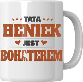 Apa bögre [válassz Nevet] Hős Apák napi ajándék Apák számára