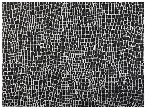 Fekete és fehér szőnyeg 300 x 400 cm PUNGE Beliani