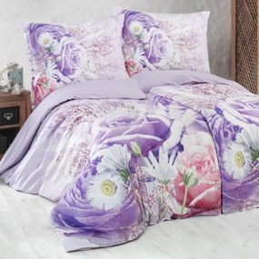 Flowers mintás 3D ágyneműhuzat, A standard egyszemélyes ágy szett tartalma: 1x 140x200 + 1x 70x90