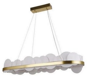 LED állítható fényerőjű csillár kábellel LED/50W/230V 3000-6500K arany + DO