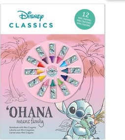 Disney Lilo és Stitch, A csillagkutya Cheeky füzet + mini zsírkréta szett