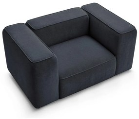 Sötétkék fotel Zephyr – Bobochic Paris