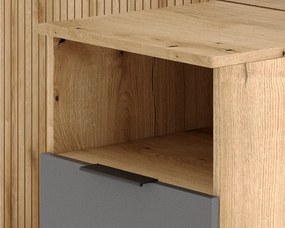 Előszobai készlet, evoke tölgy/grafit, NODRI