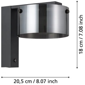 Eglo 39876 - LED Dimmelhető fali lámpa COPILLOS 1xLED/7,2W/230V