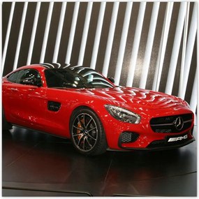 Plakátok 30x30 Piros Mercedes Amg