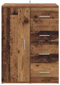 Széf fiókkal Öreg fa 59 x 39 x 80 cm Faanyag