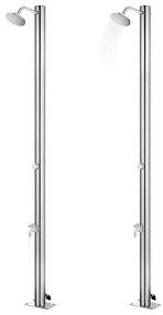 Rozsdamentes acél kerti zuhany 215 cm