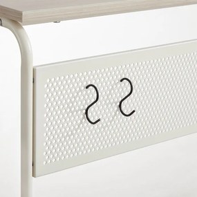 Tárolóasztal 55×32 cm, MDF, Fehérített Tölgy. AKF-E1012 CRM