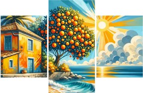 Kép - Ház narancsokkal I. (90x60 cm)