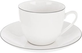 Fehér porcelán csésze cappucinóhoz 210 ml Decora – Orion