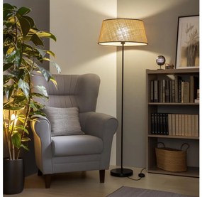 Brilagi - LED állólámpa CERIA 1xE27/40W/230V átm. 50 cm bézs/fekete