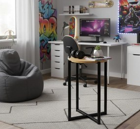 Kerek asztal fém talppal 29 x 42 cm