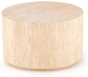 Palmer dohányzóasztal - kör, bézs