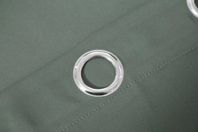 OXFORD szürkészöld függöny 140x270 cm Felfüggesztés: Hullámos sínszalag