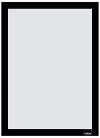 Posztertábla, fali, A4 méret, műanyag keret, 2 db, NOBO, fekete (VN5697)