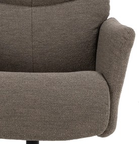 Szürkésbarna buklé relaxációs fotel London – Actona