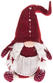 Textile Christmas elf - girl, 40 cm