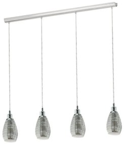 Eglo 39504 - Csillár zsinóron SIRACUSA 4xE27/60W/230V