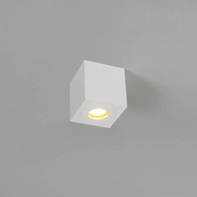 Modern négyzet alakú fürdőszoba spotlámpa fehér - Capa