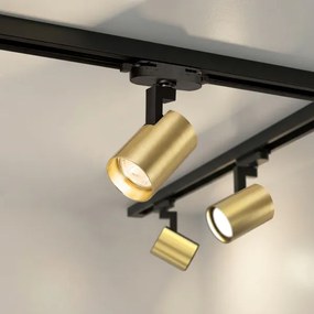 BRILAGI - Sínrendszeres spotlámpa HUSKY 6xGU10/10W/230V fekete/arany