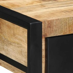 tömör nyersfa mangófa tálalóasztal 100 x 35 x 75 cm