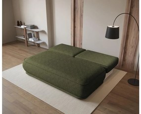 Háromszemélyes kanapé Lesanna  (oliva + fekete). 1100175