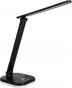 LED RGBW dimmelhető asztali lámpa vezeték nélküli töltéssel LED/7W/5V USB fekete