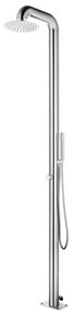 rozsdamentes acél kerti zuhany 225 cm
